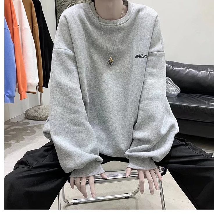 Áo len lông cừu nam thời trang Hong Kong size M-5XL