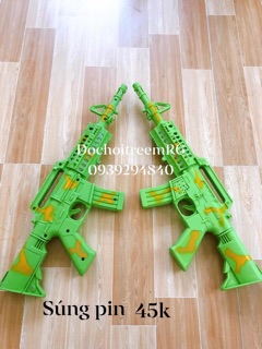 Đồ chơi súng pin cho bé