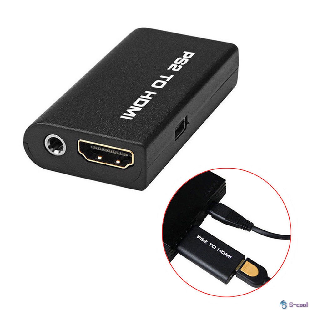 Đầu chuyển đổi âm thanh video tiện dụng từ PS2 sang HDMI với giắc cắm 3.5mm tiện dụng cho HDTV | WebRaoVat - webraovat.net.vn