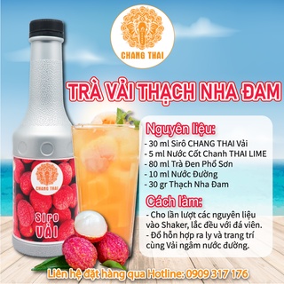 Siro Vải CHANG THAI 1 Lít