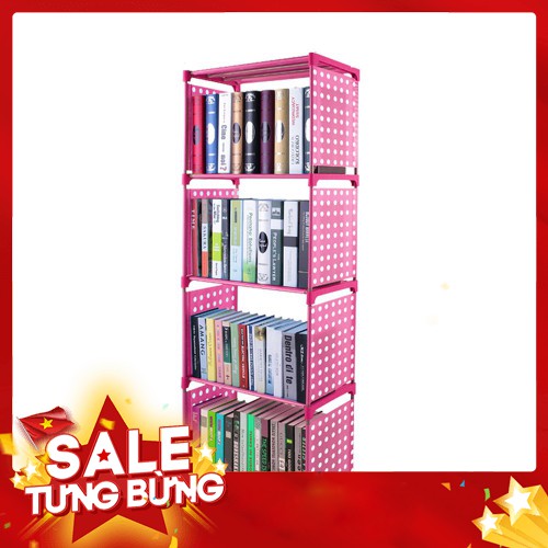 (Rẻ Là Mua)  Kệ đựng sách, vật dụng 4 tầng 125x31x41cm - 9283 (Giảm Giá Sập Sàn)