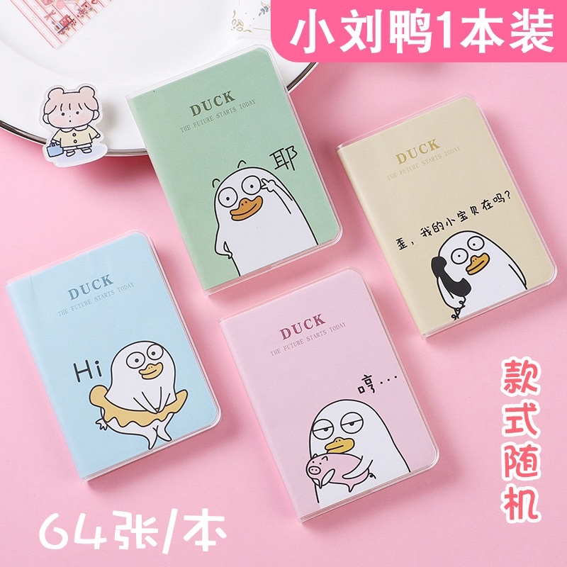 Sổ Bìa Nhựa Dẻo Sổ Tay Mini Sổ Ghi Chép A6 Hình Thú Cute Dễ Thương Cho Học Sinh