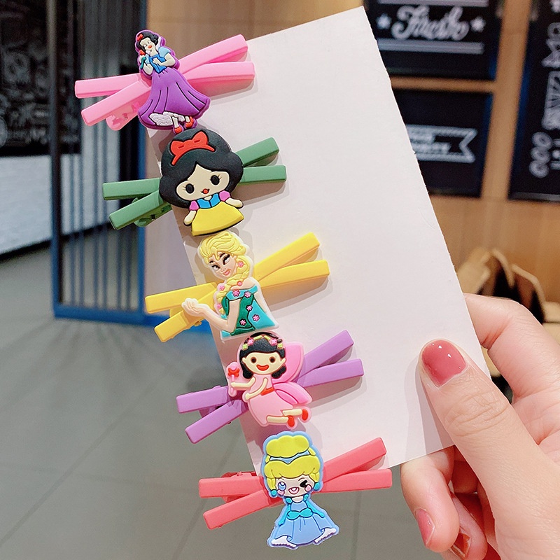 Sét 10 kẹp tóc hoạt hình, trái cây đáng yêu cho bé