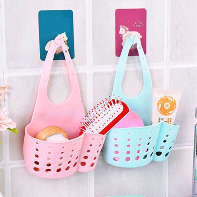 Giỏ treo đồ đựng chén bát nhựa nguyên sinh an toàn sạch sẽ.