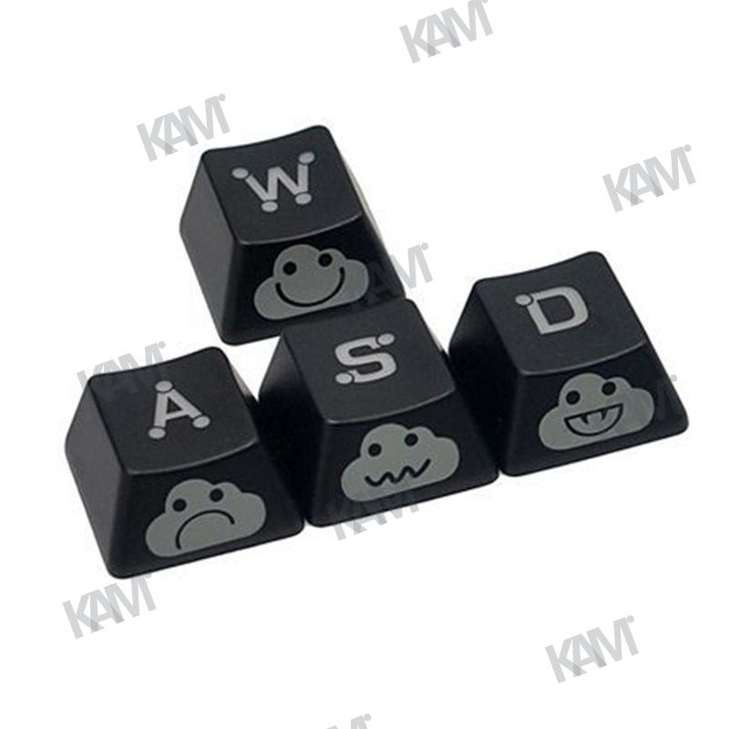 Đèn nền Kam mát mẻ dễ thương Halloween lightning phím mũi tên bàn phím cơ keycap WASD cá tính DIY cho kaih Cherry Mx Gk61 RK87 61/87/104/108 phím