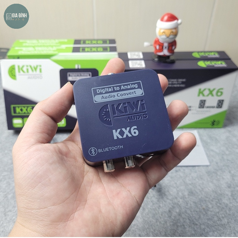 Bộ chuyển đổi âm thanh Kiwi KX6 có Bluetooth - Mới 2023 - Chính hãng