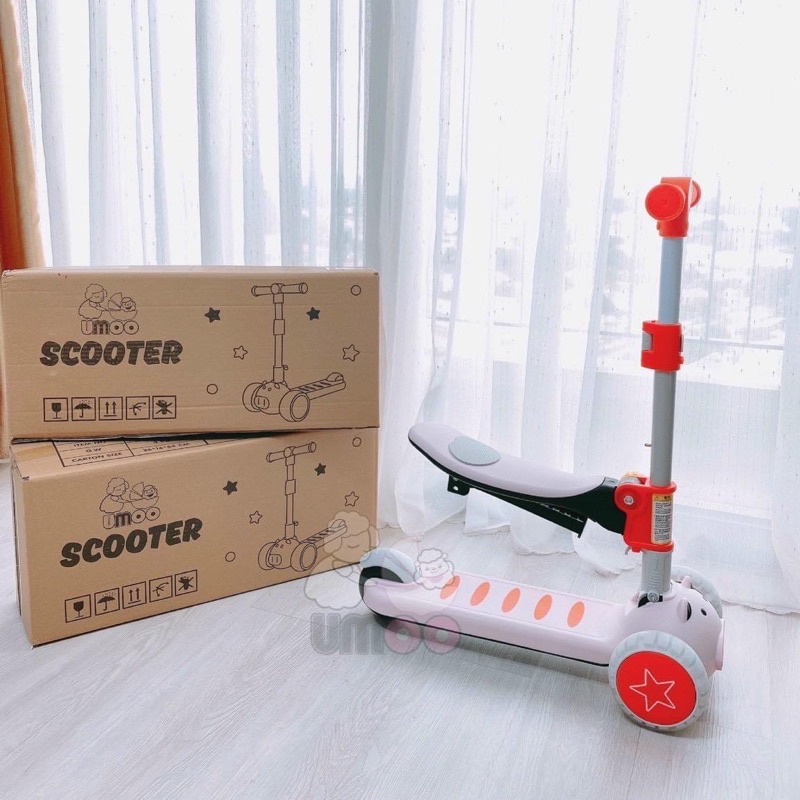 Xe trượt Scooter Heo Umoo đa năng 2 in 1