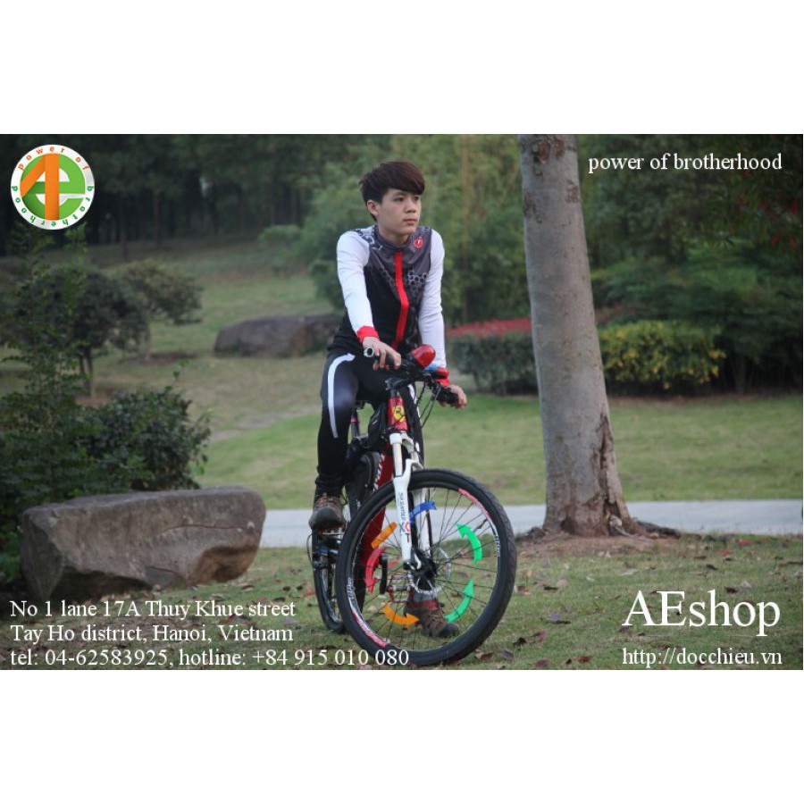 bộ quần áo đạp xe bộ quần áo đi xe đạp thu đông dài tay Castelli