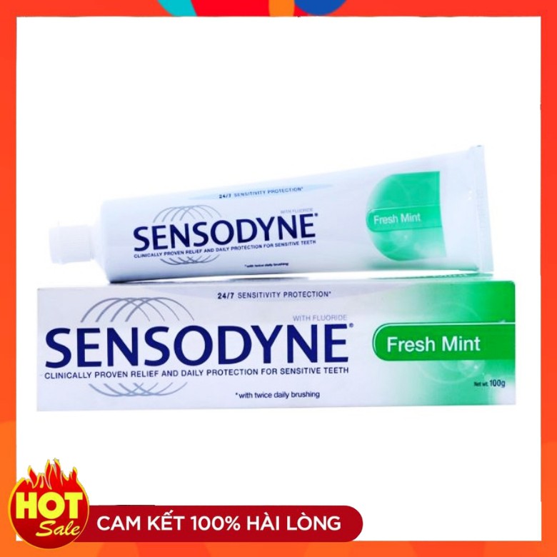 Kem đánh răng sensodyne chính hãng 😍FREESHIP😍 thuốc đánh răng chống ê buốt, sénodyne thái lan 100g