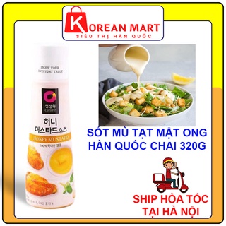Sốt mù tạt mật ong Chung Jung One Hàn quốc chai 320g