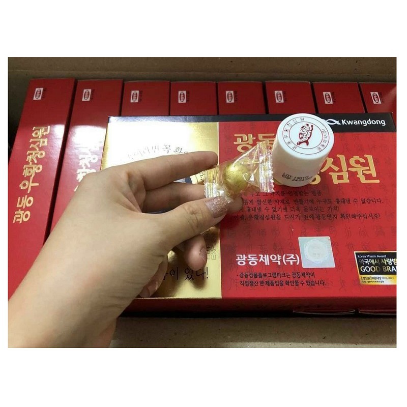 [ Hàng Chuẩn ] An Cung Ngưu Hoàng Hoàn Hàn Quốc, Hộp Tổ Kén 10 Viên * 3.75g, Phòng Ngừa Tai Biến, Đột Quỵ Hiệu Quả