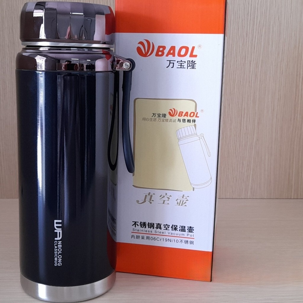 Bình Giữ Nhiệt BAOL 1000 - 1200 - 1500ml nắp kim cương inox 304 cao cấp