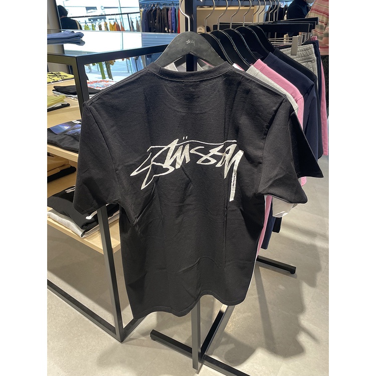 Hàng Mới Về Áo Thun Tay Ngắn In Chữ Stussy Thời Trang Mùa Hè Cho Nam Và Nữ