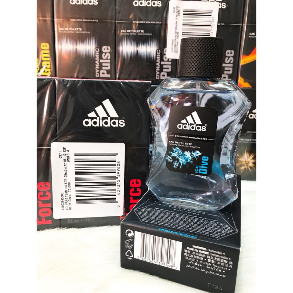 Nước Hoa Adidas Nam 100 ml Chính Hãng made in Spain