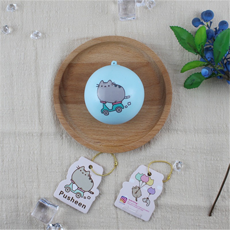 Đồ Chơi Nắn Bóp Đàn Hồi Giúp Giảm Stress Hình Bánh Bao Mèo Pusheen