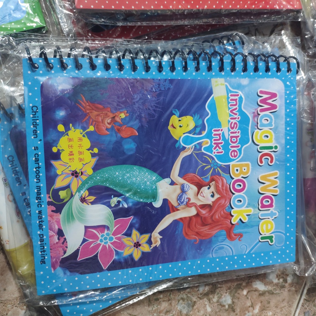 Tranh Tô Màu Nước Ma Thuật Tự Xóa, Tập Tô Thần Kỳ, Magic Water Book Cho Bé Nhiều Chủ Đề Momokids