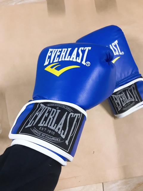 Găng tay boxing đấm bốc EVERLAST(khách chọn mầu)ảnh thật 100%