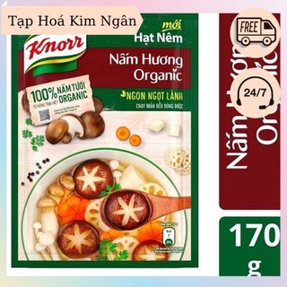 Hạt Nêm Knorr Chay Nấm Hương Organic Gói 170gram