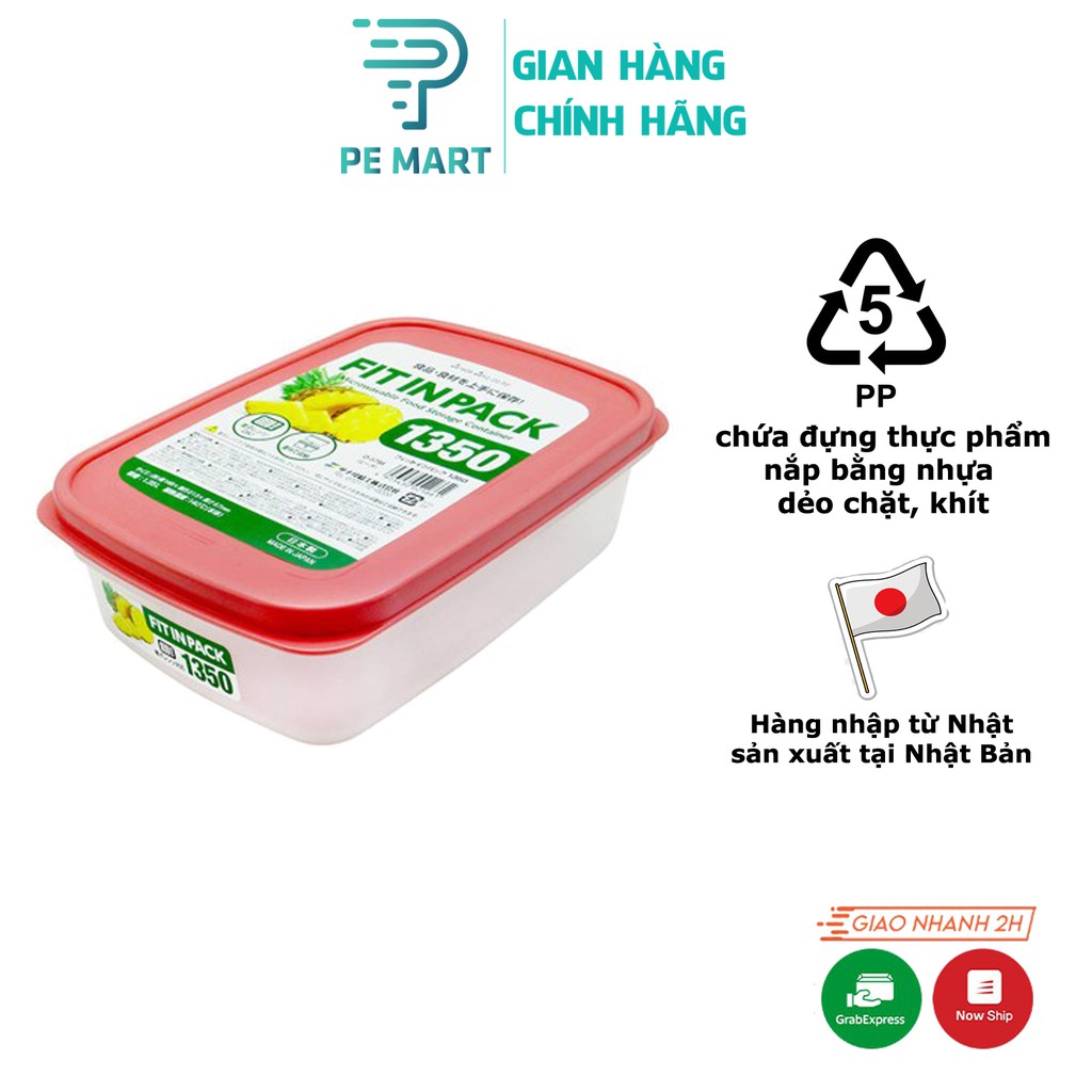 Hộp nhựa nắp dẻo Nhật Bản nhựa nguyên sinh an toàn 1350ml, 2200ml - Hàng Nội Địa Nhập | BigBuy360 - bigbuy360.vn