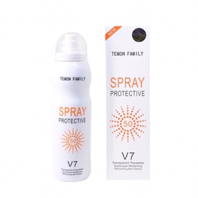 [ HOT ] KEM CHỐNG NẮNG DẠNG XỊT SPRAY PROTECTIVE V7 180ml