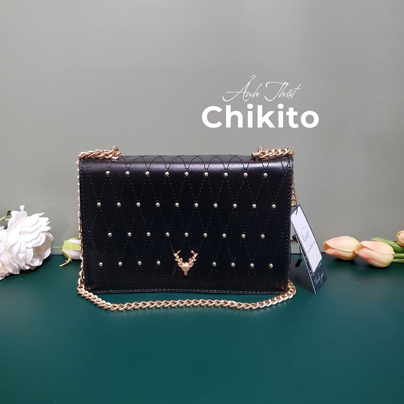 CHIKITO | ẢNH THẬT - LOẠI 1  FREESHIP  Túi Xách Nữ Rẻ Đẹp - Túi Xách Nữ Đeo Chéo Tán Đinh Cao Cấp Quảng Châu