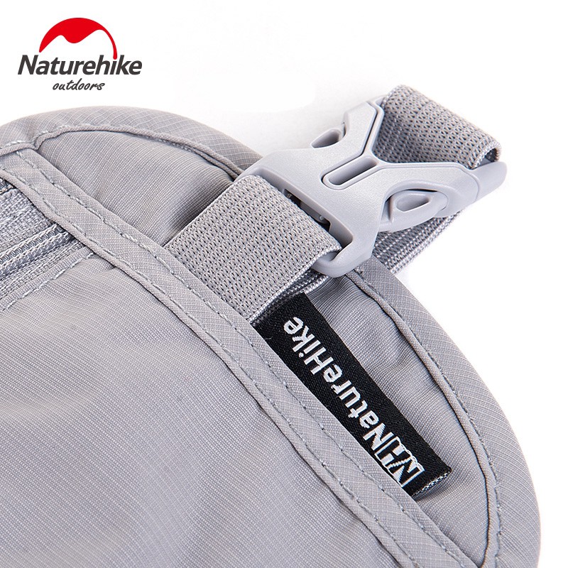 Túi đeo eo Naturehike NH15Y005-B bằng nylon siêu mỏng phong cách thể thao chống trộm 295 x 110mm