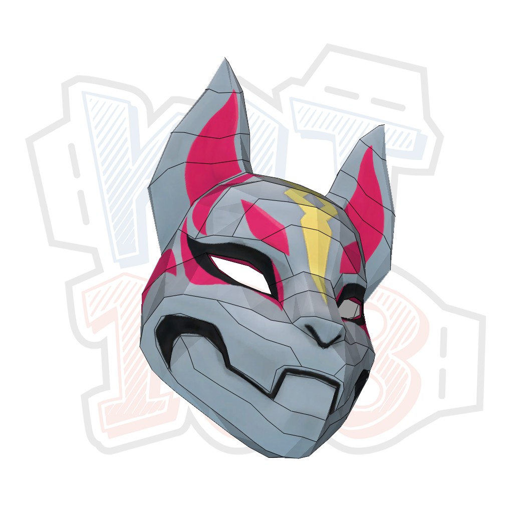 Mô hình giấy Anime Game Mặt nạ Drift mask - Fortnite