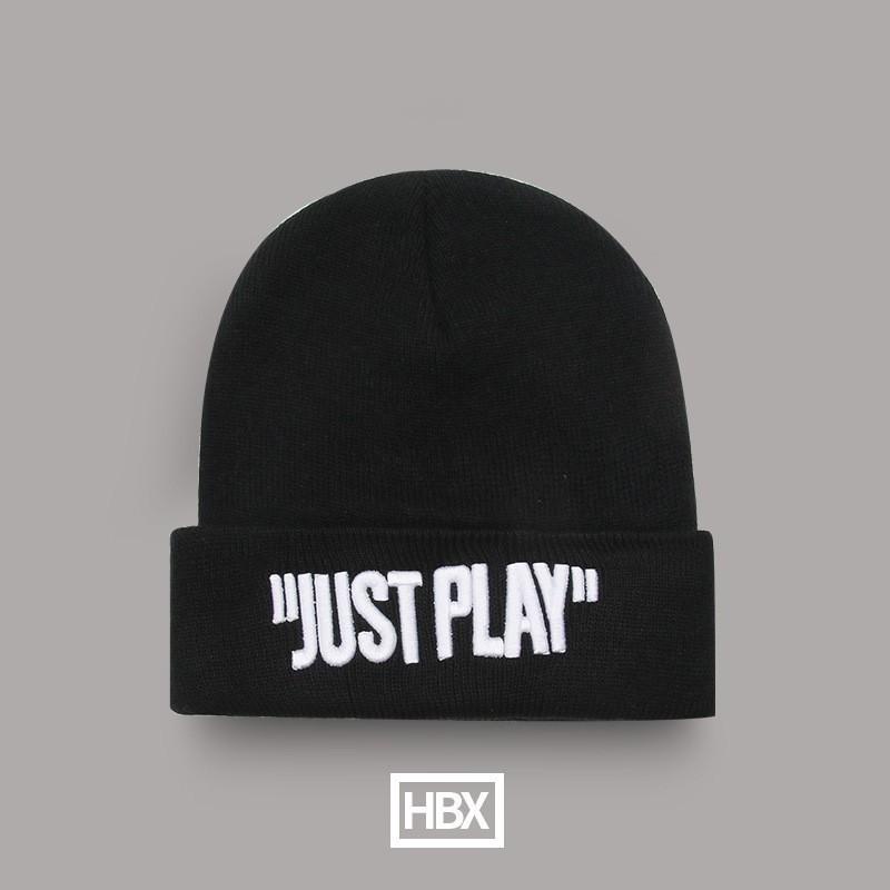 Mũ Len Just Play Nam Nữ nhiều màu - Mũ Len Beanie phong cách Hàn Quốc unisex