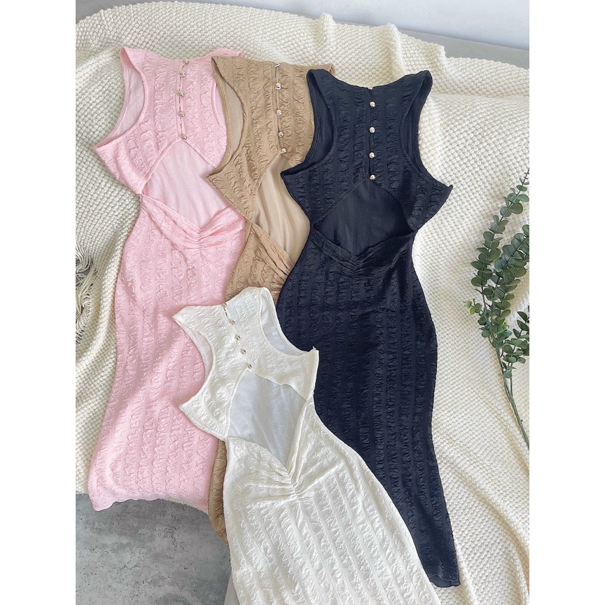 ĐẦM BODY SÁT NÁCH HỞ LƯNG