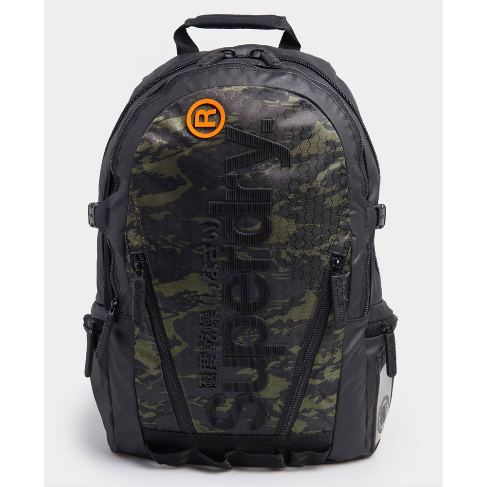 Balo laptop chống thấm nước Super.dry Camo Tarp Backpack SS20 Green Camo phiên bản mới Bảo Hành 2 năm