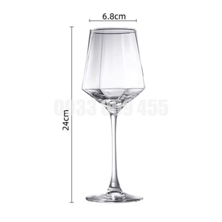 Ly uống rượu vang sâm panh 435ml, ly uống whisky thủy tinh pha lê wine glass