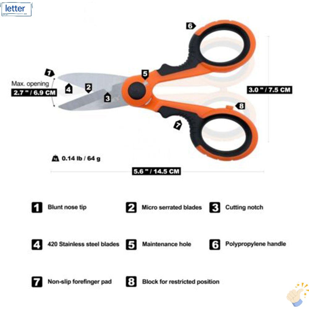 Kéo Cắt Dây Câu Cá Đa Năng Tiện Dụng