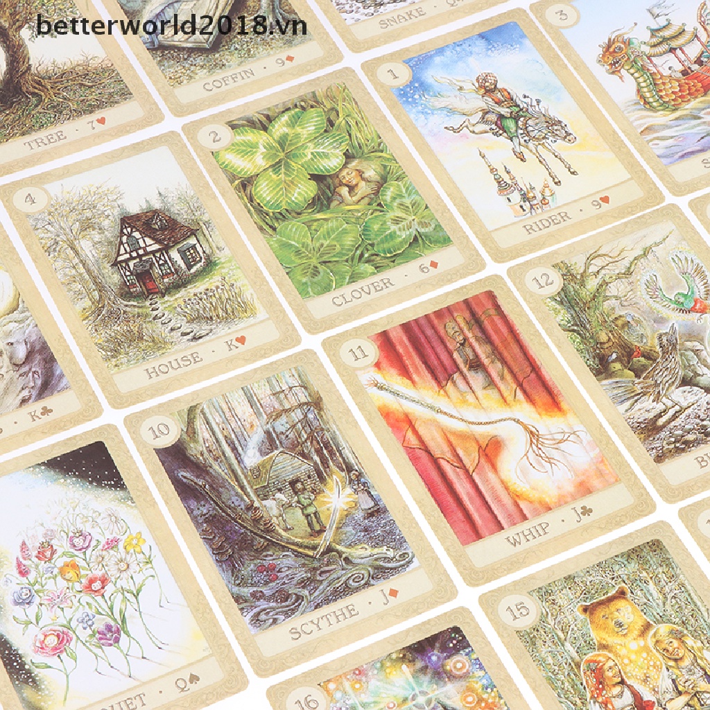 Bộ Thẻ Bài Tarot Fairy Tale Lenormand Oracle 2018