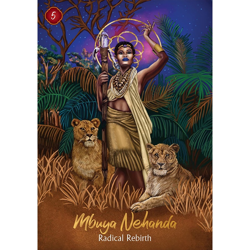 Bộ Bài African Goddess Rising Oracle (Mystic House Tarot Shop) - Bài Gốc Authentic Chính Hãng 100%