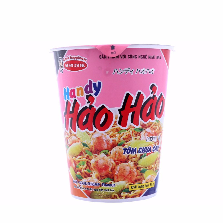 Mì Hảo Hảo Handy Ăn liền ly 68g