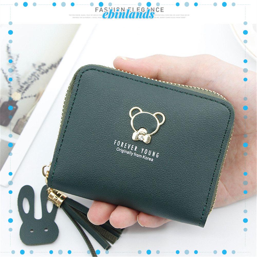 Ví Ngắn In Hình Gấu Đáng Yêu Thời Trang