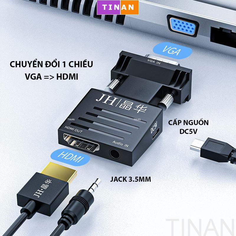 Bộ Chuyển Đổi VGA Sang HDMI, HDMI Sang VGA,Adapter Kết Nối Cáp VGA Của TV Sang HDMI Màn Hình Hoặc Máy Chiếu