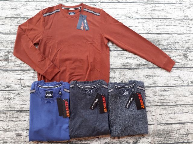 Áo thun dài tay Aristino 4 màu giá 395k | BigBuy360 - bigbuy360.vn