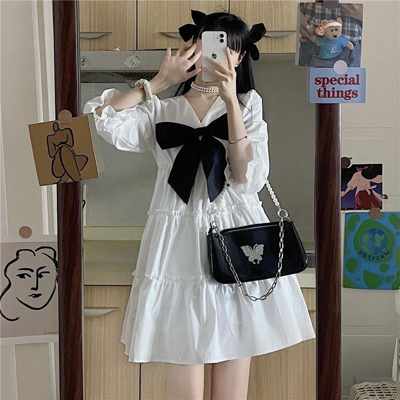 Váy  babydoll ulzzang hot nhất năm 2021 | FreeShip Đơn 50K| | BigBuy360 - bigbuy360.vn