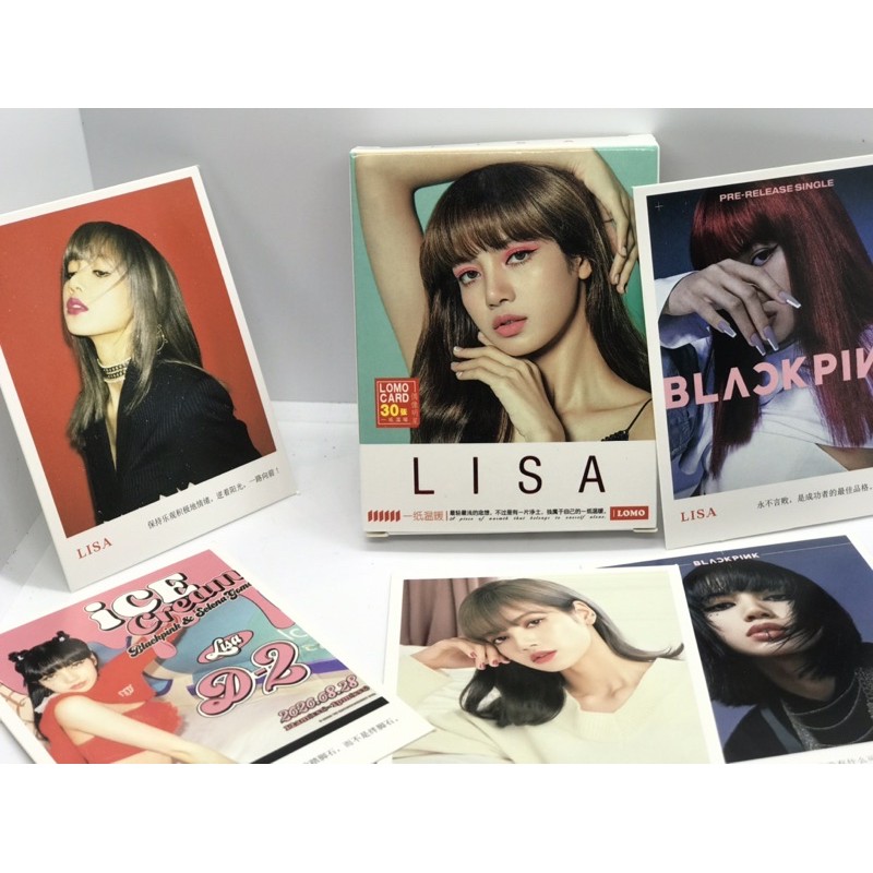 Hộp Lomo card Lisa gồm 30 card