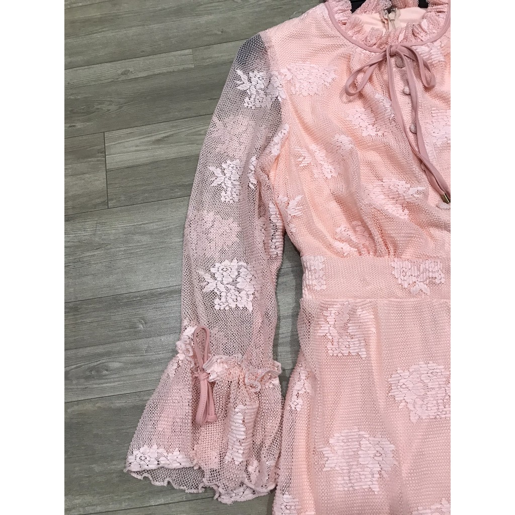 Đầm ren hồng phấn Donna vnxk