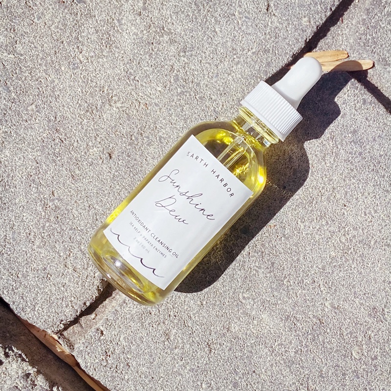 Earth Harbor dầu tẩy trang 24$ Sunshine Dew sáng da, dưỡng chống lão hóa căng mọng Boxycharm