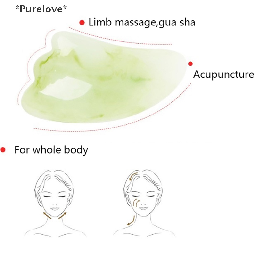 1 Dụng Cụ Cạo Gua Sha Bằng Nhựa Resin Tự Nhiên Chăm Sóc Sức Khỏe