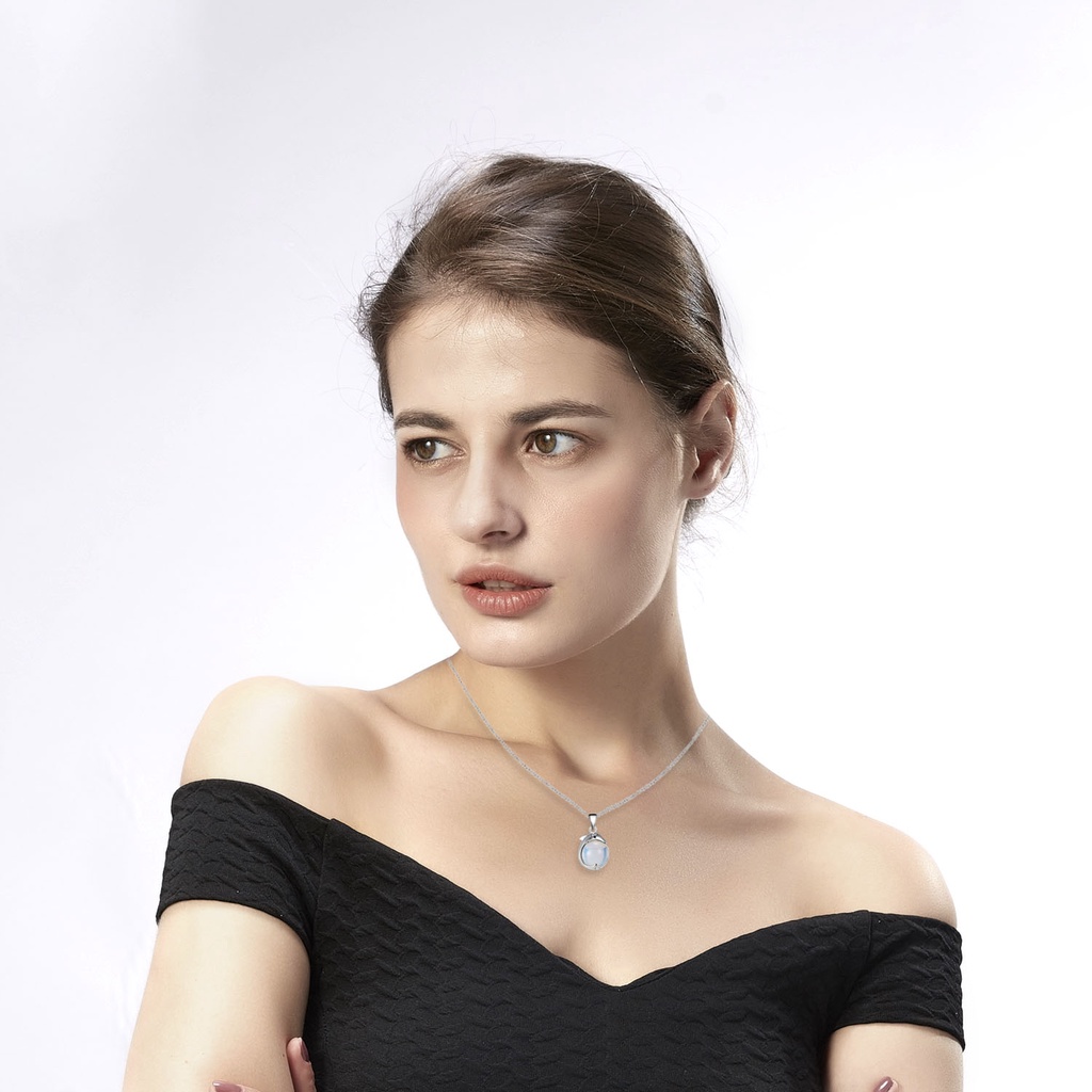 Vòng cổ RINHOO FRIENDSHIP mặt tùy chọn khảm đá thời trang