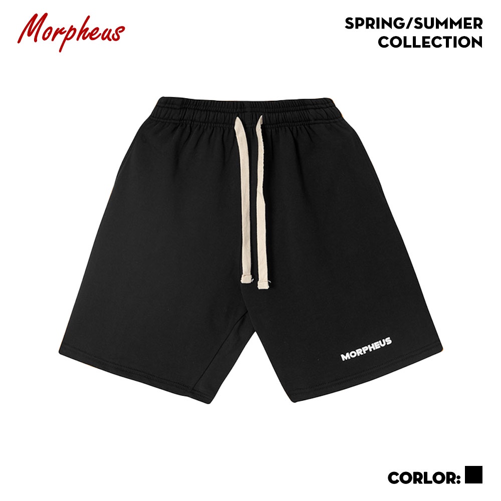 Quần shorts Morpheus 3 màu Đen Cotton - Local Brand Chính Hãng