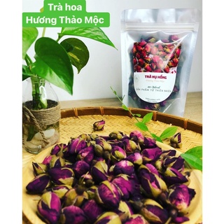 Trà nụ hoa hồng sấy - tiệm trà thảo mộc
