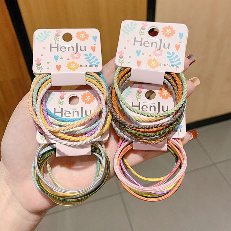 Dây Buộc Tóc Cao Su Kiểu Hàn Quốc Đơn Giản Xinh Xắn
