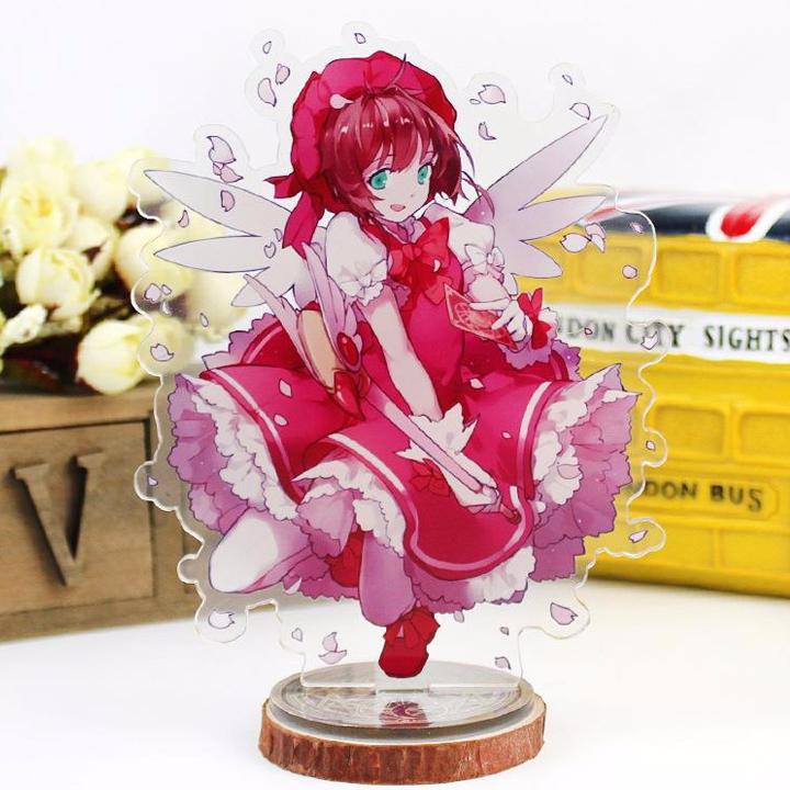 Standee Cardcaptor Sakura Thủ lĩnh thẻ bài Tượng Acrylic Standee Anime mica trang trí trưng bày mô hình