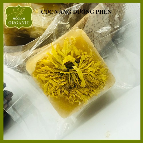 1 Viên Trà hoa cúc vàng đường phèn mật ong Mộc Lam