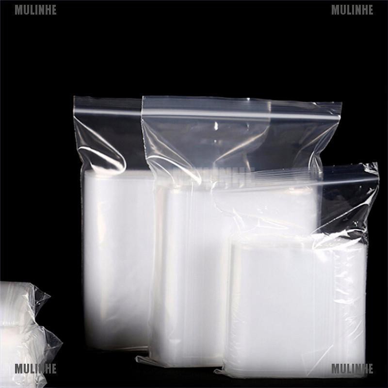 Set 100 túi zip nhựa dày 0.12mm
